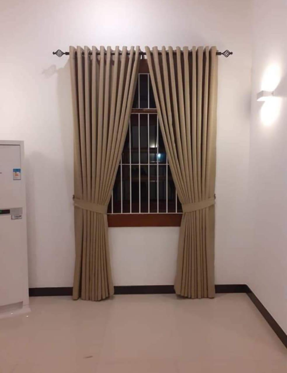 Bespoke Eyelet Drapery Installation - Curtains by ACJ Curtains