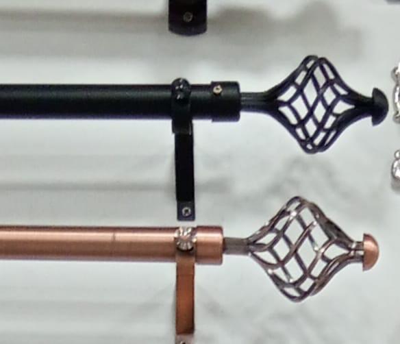 Designer Finial Curtain Poles - Poles & Railings by ACJ Curtains